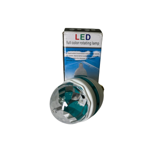 Lâmpada Bola Globo De Luz Giratória Led Rgb Festa